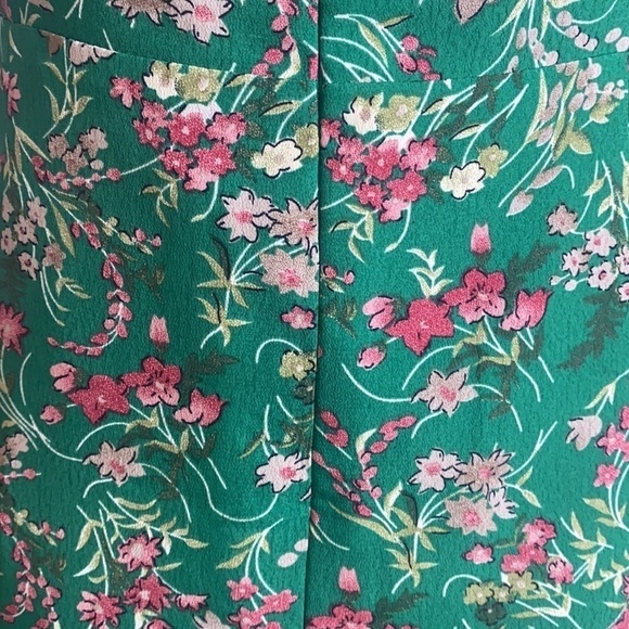 Lucy Paris Womens A-Lne Polyester Midi Dress Green - Picture 9 of 11